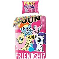 Halantex - MLP2003BL - Juego de cama My Little Pony Friendship Amistad con funda reversible funda nórdica y funda de…